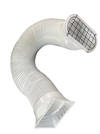 Arçelik 09210 p Prtatif Klima Sıcak Hava Tahliye Hortumu & Bağlantı Aparatları Ağız Çapı 15 Cm Uzunluk 135 Cm Egzoz