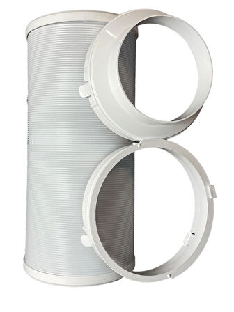 Grundig GACM 12002 Mobil Klima Sıcak Hava Tahliye Hortumu Ağız Çapı 15 Cm Uzunluk 150 Cm Egzoz Borusu & Bağlantı Aparatları