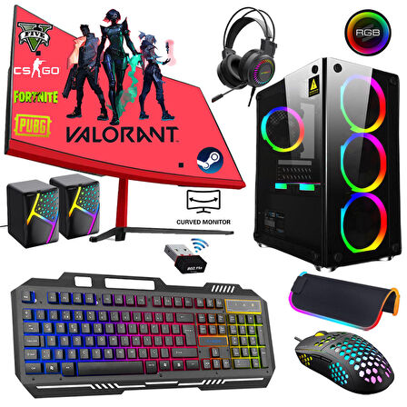 Xaser Xsr204 Intel i5 3470 8 GB DDR3 RAM 256 GB SSD AMD Radeon RX 550 FreeDos Masaüstü Bilgisayar 