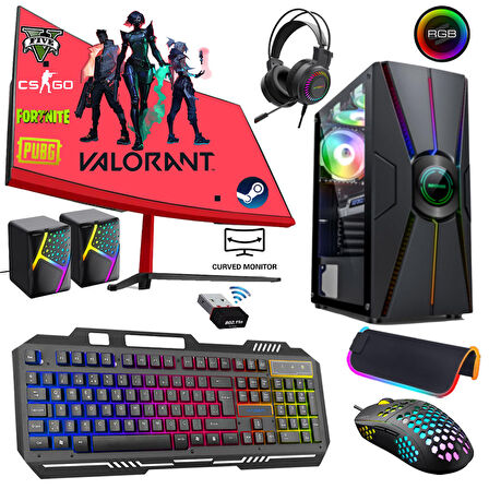 Xaser Xsr259 Intel i7 4770 8 GB DDR3 RAM 256 GB SSD AMD Radeon RX 550 FreeDos Masaüstü Bilgisayar 