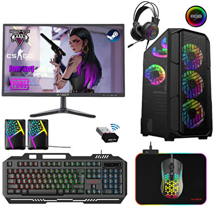 Xaser Xsr268 Intel i7 6700 16 GB DDR4 RAM 256 GB SSD AMD Radeon RX 550 FreeDos Masaüstü Bilgisayar 