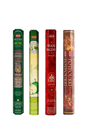 Precious Frankincense-green Apple-frankincense Incense-potpourrı Çubuk Tütsü (80 Çubuk)