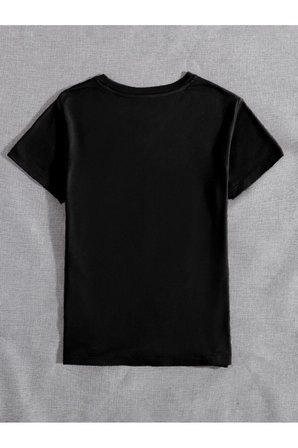 Unisex Kelebekler Baskılı Tasarım Tshirt