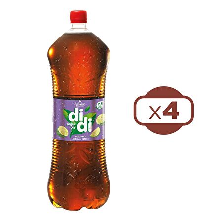 Didi Soğuk Çay Bergamot 2500 ml x 4 Adet