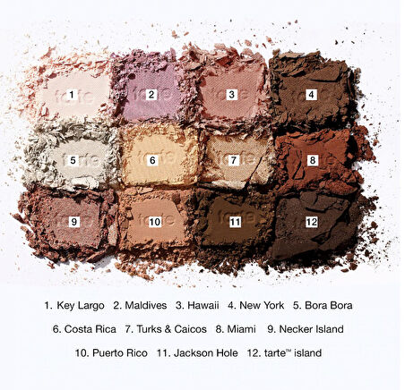 Tarte Trippinwithtarte Amazonian Clay Palette - Göz Farı Paleti