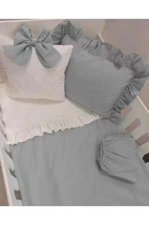 Mia bebek nevresim takımı fırfırlı tarcın