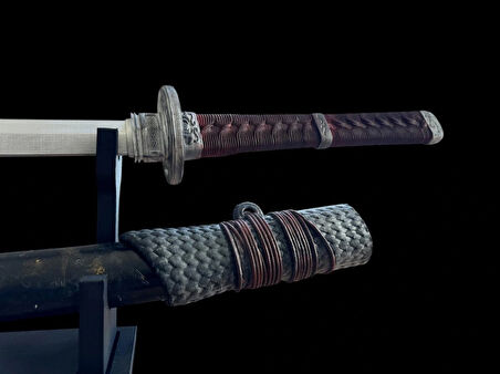 Katana Kılıcı Figür Dekor Standlı ve Kılıflı
