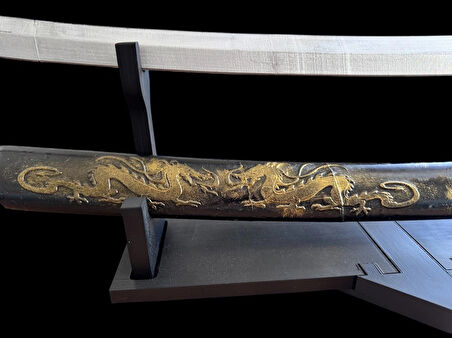 Katana Kılıcı Figür Dekor Standlı ve Kılıflı