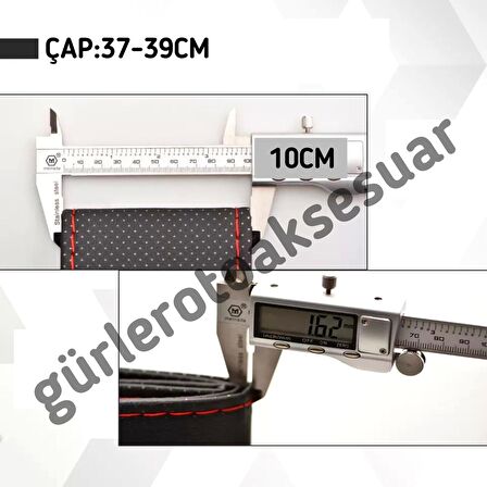 Universal Kamyon Tır Otobüs Dikmeli Direksiyon Kılıfı 45 × 10Cm