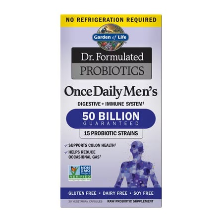 Dr. Formulated Once Daily Men's 50 billion Digestive + Immune System 30 Kapsül