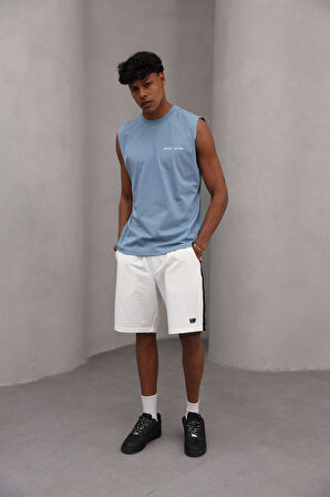 Rahat Kesim Offline Culture Kolsuz  %100 Pamuk Tişört Erkek