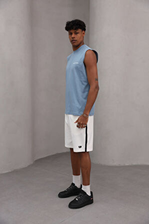 Rahat Kesim Offline Culture Kolsuz  %100 Pamuk Tişört Erkek