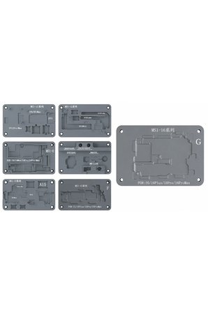 MS1 Çok Fonksiyonlu Anakart Katman Ayırma Ve Lehim Sökme İstasyonu iPhone X-17 Uyumlu Set