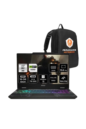 Cyborg 15 Intel Core 7 240H 16GB 4TB+4TB SSD RTX5060/8GB 15.6" FHD W11H Gaming Laptop B2RWFKG