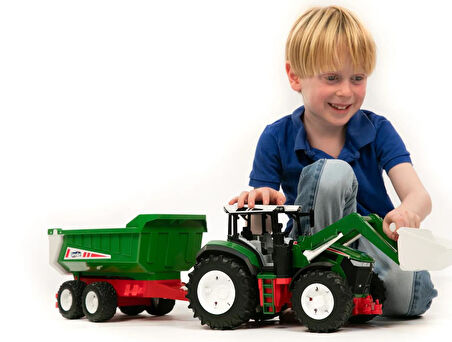 Bruder Roadmax Kepçeli ve Römorklu Traktör BR03452