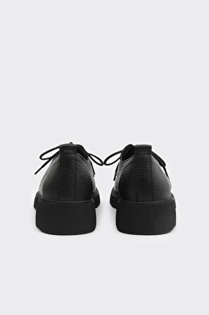 Hakiki Deri Bağcıklı Kadın Casual Ayakkabı 