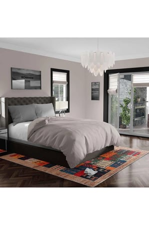 Kaymaz Taban Yıkanabilir Halı – Mutfak, Salon, Yatak Odası için Modern Dijital Baskı Halı (SLNHALI35