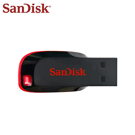 Sandisk 64GB Cruzer Blade USB 2.0 Siyah USB Bellek