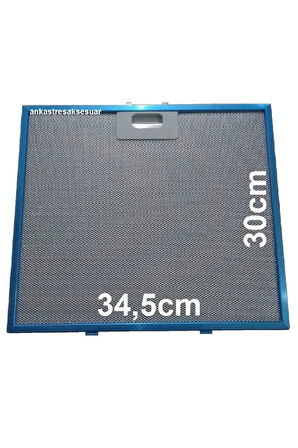 ADE 93640 B (8895461200) Davlumbaz Aspiratör Filtre Alüminyum Süzgeç Metal Kaset Yağ Filtresi