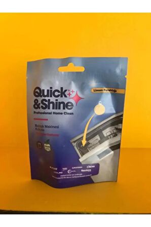 Quick&Shine Bulaşık Makinesi Kokusu Vegan Limon Ferahlığı