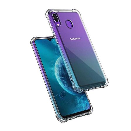 Gpack Samsung Galaxy M10s Kılıf AntiShock Ultra KorumaNano Glass