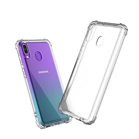 Gpack Samsung Galaxy M10s Kılıf AntiShock Ultra KorumaNano Glass