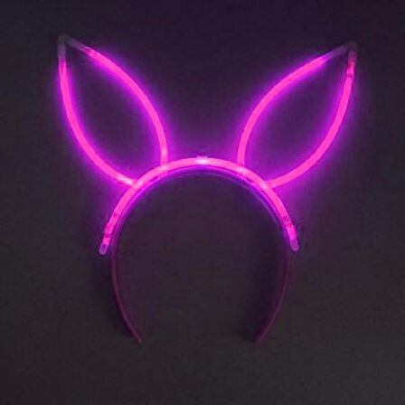 Karanlıkta Yanan Fosforlu Glow Taç 6 Adet