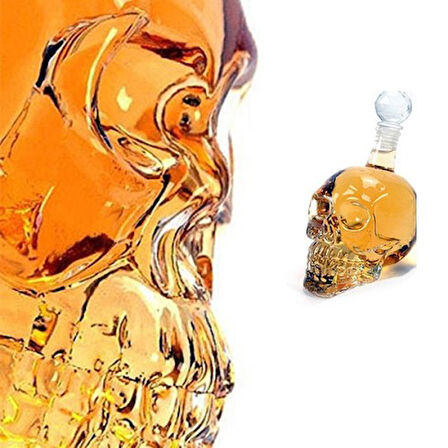 Periboia Crystal Head Kuru Kafa Cam Şişe