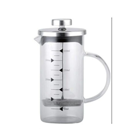 Periboia 350 ml Cam French Press Kahve Demleme Makinesi