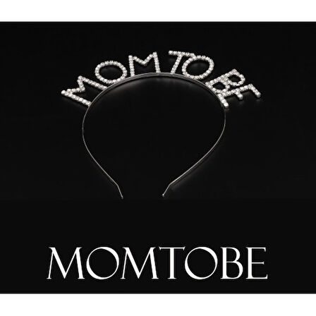 Periboia Kristal Taşlı Gümüş Renk Mom to Be Tacı Anne Tacı