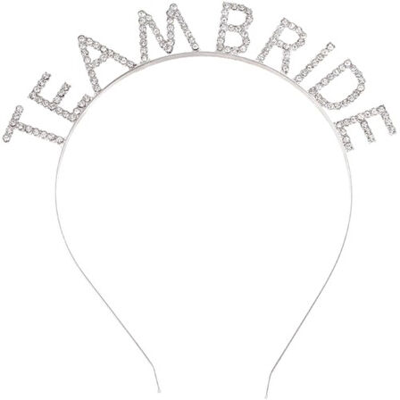 Periboia Gümüş Kaplama Kristal Taşlı Team Bride Taç
