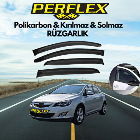 Periboia Perflex Polikarbon Kırılmaz Rüzgarlık V2 Mugen  Opel Astra J (2009-2015)