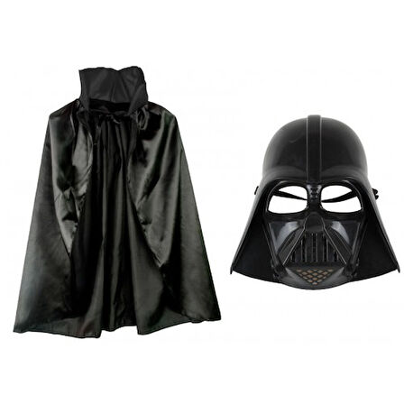 Periboia Çocuk Boy Darth Vader Maskesi ve Pelerin Seti