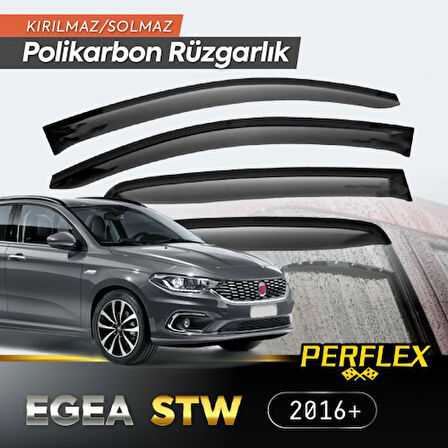 Periboia Fiat Egea STW 2016+ Cam Rüzgarlığı V2 Düz