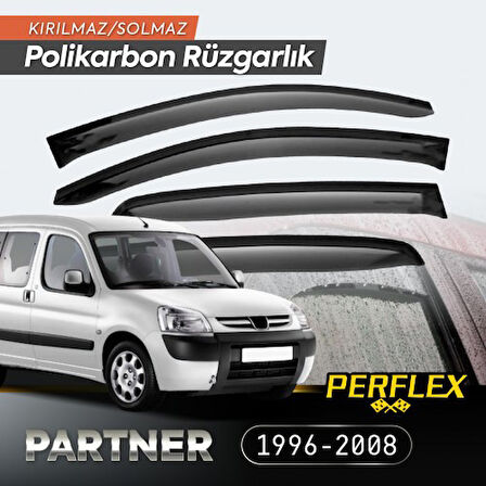 Periboia Peugeot Partner 1996-2008 Cam Rüzgarlığı V2 Mugen