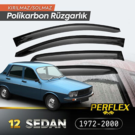 Periboia Renault 12 Sedan 1972-2000 Cam Rüzgarlığı V2 Mugen