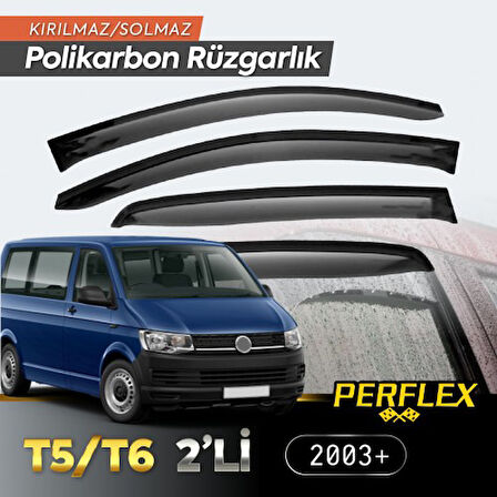 Periboia VW T5/T6 2'li 2003+ Cam Rüzgarlığı V2 Mugen