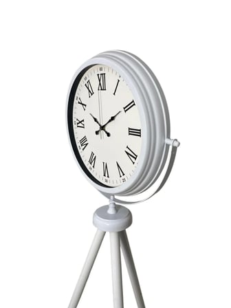 Platin Classic White Roma Tripod Ayaklı Saat iegxx