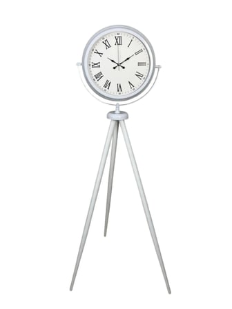 Platin Classic White Roma Tripod Ayaklı Saat iegxx