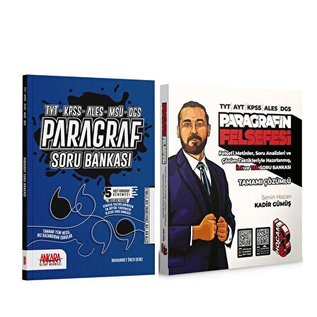 Benim Hocam Paragrafın Felsefesi ve AKM Paragraf Soru Bankası Seti 2 Kitap