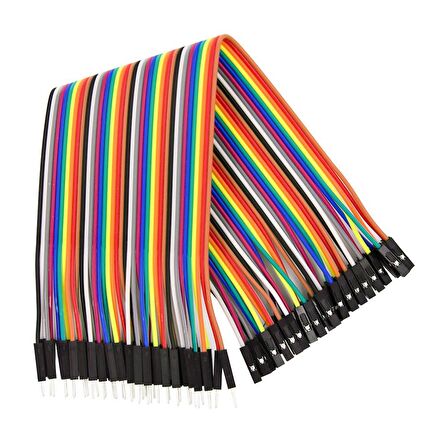 40 Pin Erkek - Dişi Dupont Kablo - 20cm