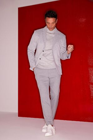 DeFacto Twill Chino Pantolon Slim Fit Dar Kesim Dar Paça Basic Düz Cepli B2091AX23AUGR390