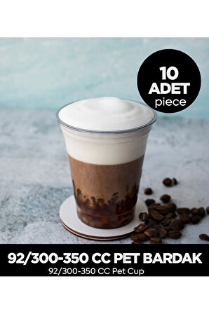 92/300-350 CC Pet Bardak 10 Adet