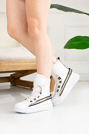 Günlük Kadın Bot Kaymaz Kalın Taban Cırtlı Oval Burun Kürklü Astarlı Rahat Hafif Kar Botu 920