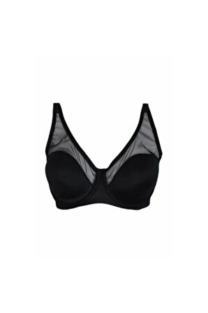 9200 Linda Beyaz Toparlayıcı Soft Tül Cup Sütyen 9200 Beyaz