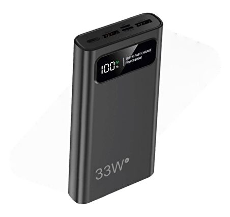 Sprange SRP14 20.000 Mah 33W QC 3.0  PD 3.0 Hızlı Şarj Powerbank  Kılıf Hediyeli