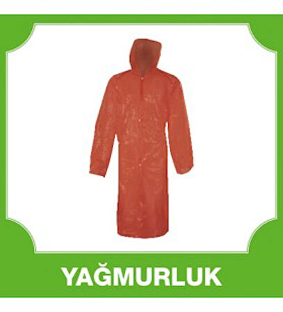 Long ying Racon ponchos tek kullanımlık kullan at yağmurluk kırmızı 
