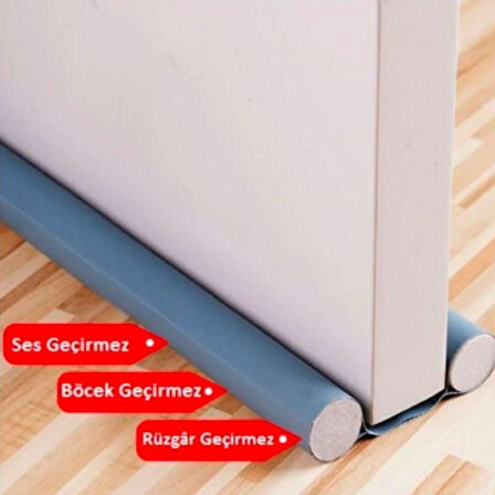 By Nevser® Kapı Altı Rüzgar ve Toz Önleyici Isı Koruyucu İzolatör Boyu Ayarlanabilir Model