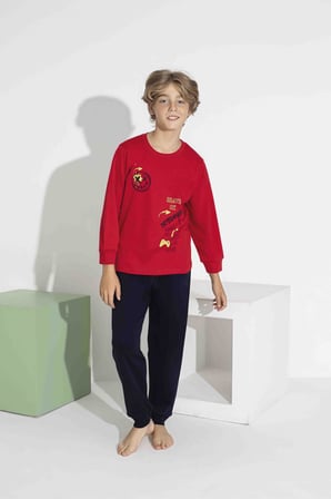 Erkek Çocuk Mevsimlik Pijama Takımı 7419-