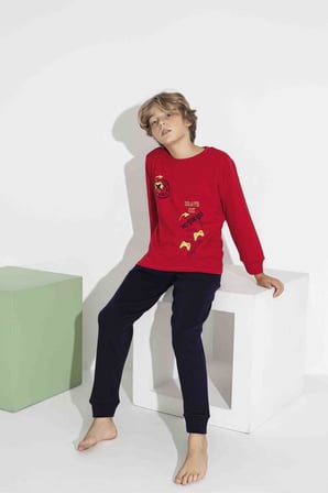 Erkek Çocuk Mevsimlik Pijama Takımı 7419-